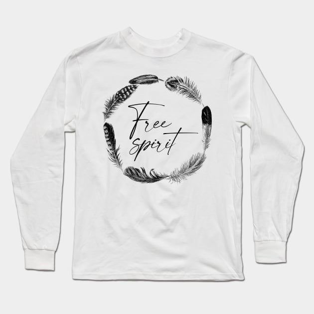 Free spirit Long Sleeve T-Shirt by rachelsfinelines